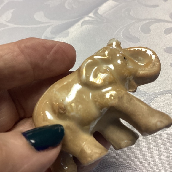 Elephant Statue Figurine Decorations JAPAN TRUNK UP LOT OF 5 - Picture 4 of 15